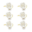 Anéis de Guardanapo com Pérola