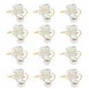 Anéis de Guardanapo com Pérola