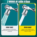 Pague 2 e Leve 3 Unidades - Sprayer Head - Extensor Universal em Inox com Rotação de 1080°