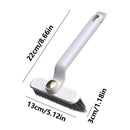 Escova rotativa multifuncional para limpeza de frestas com cerdas rígidas - 2 em 1