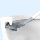 Escova Sanitária Silicone Longa com Suporte