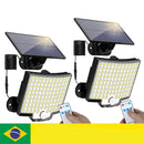 Lâmpada Solar 106 Leds - Sensor de movimento incluso