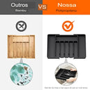 Organizador de Gaveta Expansível e ajustável para Talheres e cutelaria