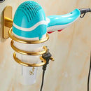 Suporte em espiral de Secador de Cabelo para Parede em Alumínio